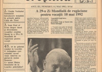Numărul 8 pe 1992